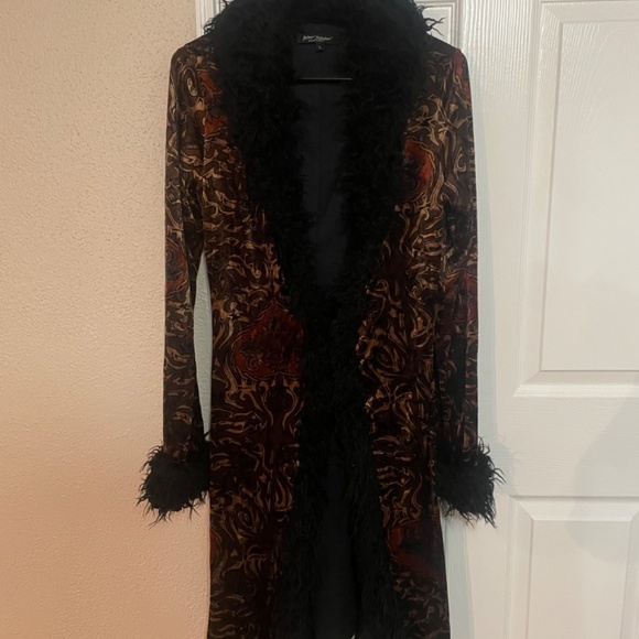 Vintage 90’s Betsey Johnson Velvet Coat - Picture 4 of 4